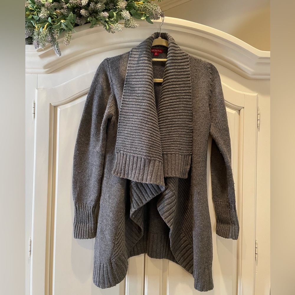 Merona Sweater Jacket, Size Small.